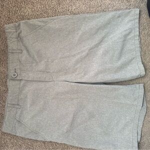 Cat & Jack Men's Light Gray Flat Front Shorts